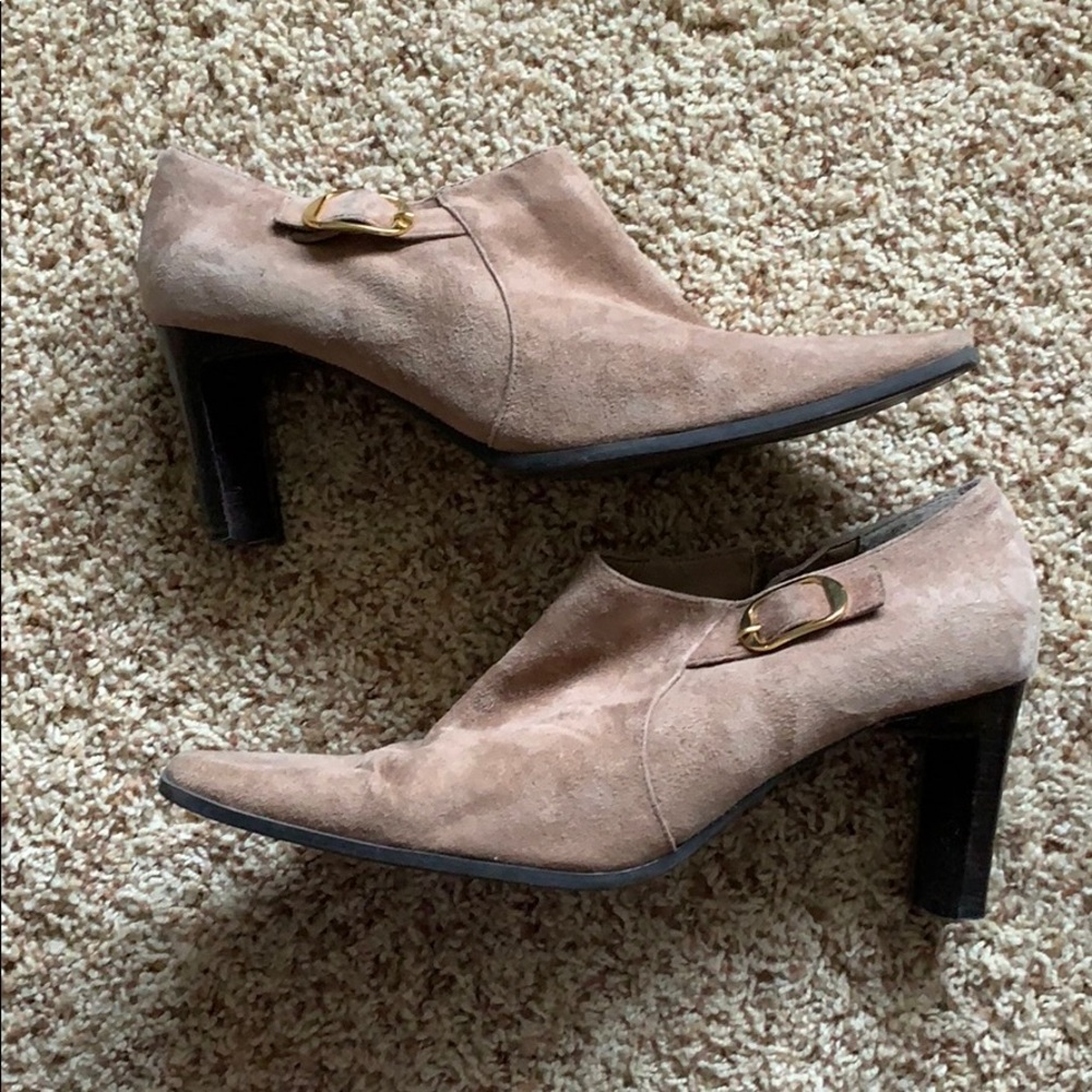 Suede Heels